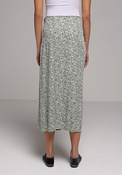 Image de Jupe Vert Midi  Uni Mdi Femme