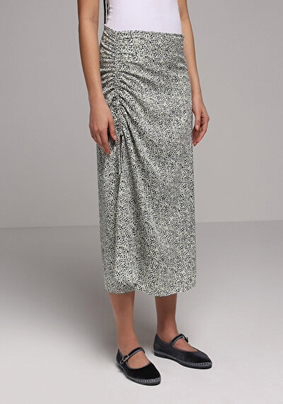Image de Jupe Vert Midi Uni Mdi Femme