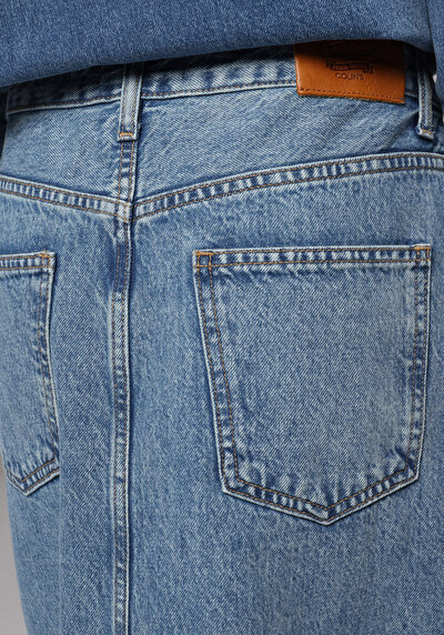 Afficher les détails de Jupe  Slim Fit Droit Jean Mdi Femme