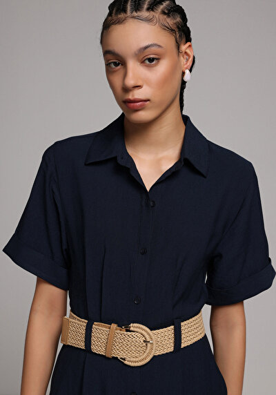Afficher les détails de Robe Marine Regular Fit    Femme