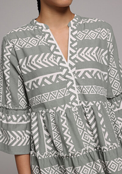 Image de Robe Vert Regular Fit Femme