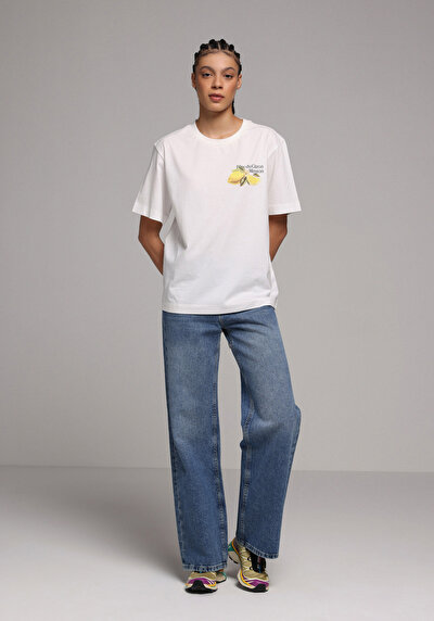 Image de 970 Berry Pantalon En Jean Regular Fit Femme