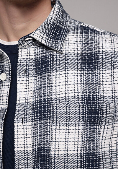 Image de Surchemise Bleu Comfort Fit Homme
