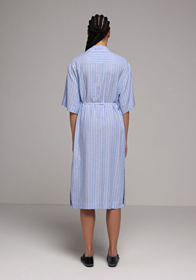 Afficher les détails de Robe Bleu Regular Fit    Femme