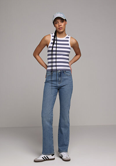 Image de 792 Mila Pantalon En Jean Regular Fit Femme