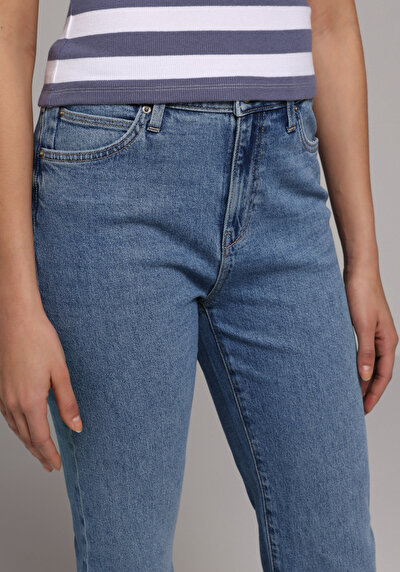 Image de 792 Mila Pantalon    En Jean Regular Fit Femme