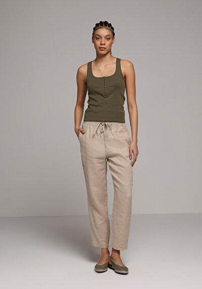 Image de Athlète Kaki Slim Fit Femme