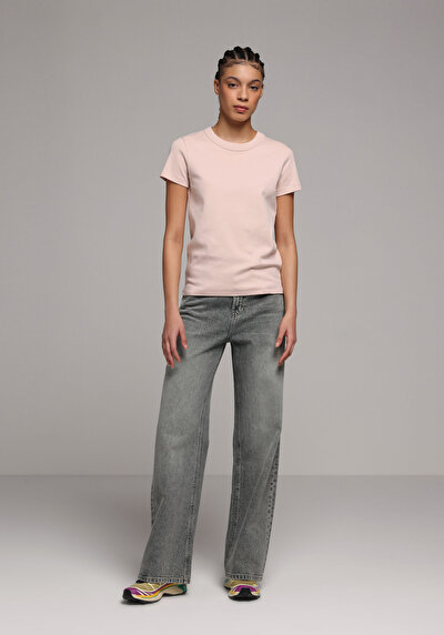 Image de 970 Berry Pantalon    En Jean Regular Fit Femme