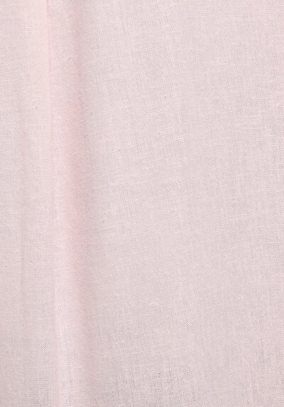 Afficher les détails de Chemise À Manches Longues Rose X Boyfriend Fit Droit Uni Femme