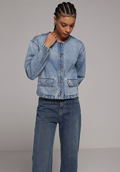 Image de Veste De Blazer Regular Fit Manches Longues Femme