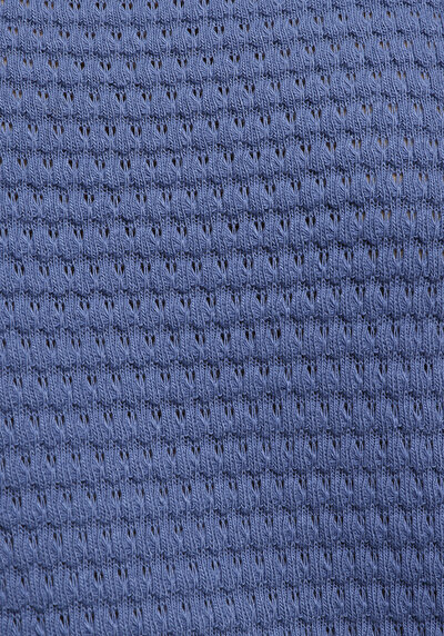 Afficher les détails de Tricoter Bleu Slim Fit  Femme