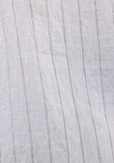 Afficher les détails de Chemise À Manches Longues Blanc Fashion Fit Rayé Uni Femme