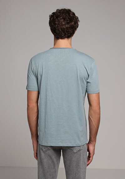 Image de T-shirt À Manches Courtes Vert Regular Fit  Homme