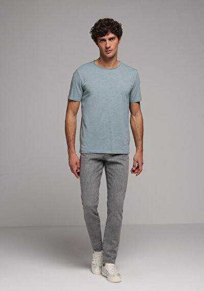 Image de T-shirt À Manches Courtes Vert Regular Fit Homme
