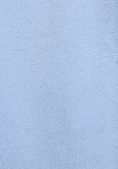 Afficher les détails de T-shirt À Manches Courtes Bleu Regular Fit Droit Homme