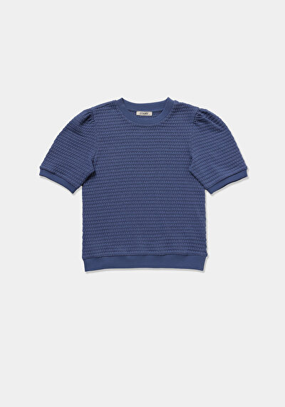 Image de Tricoter Bleu Slim Fit  Femme