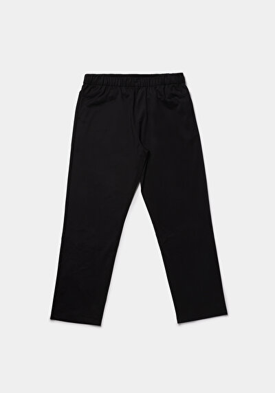 Afficher les détails de Pantalon De Survêtement Noir Regular Fit Homme