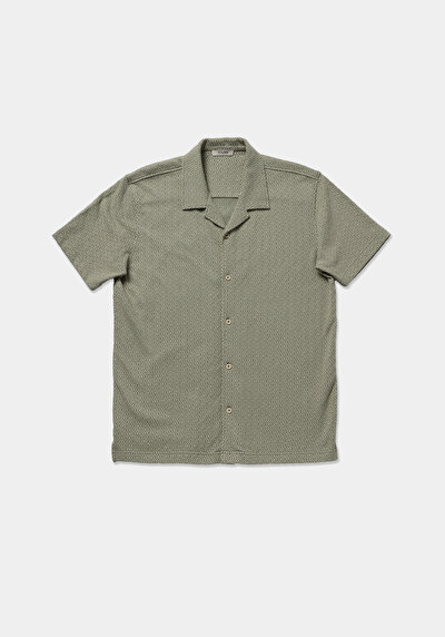 Image de T-shirt Polo À Manches Courtes Vert Jakarli Regular Fit Homme