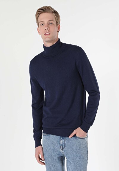 Image de Pull Bleu Slim Fit   Homme