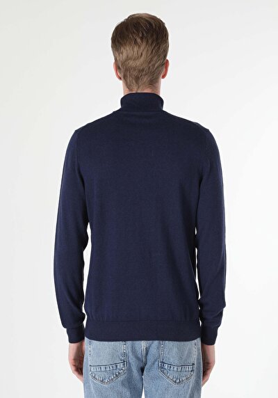 Image de Pull Bleu Slim Fit Homme