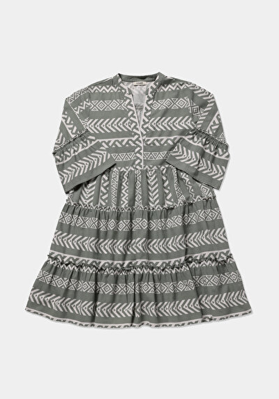 Afficher les détails de Robe Vert Regular Fit    Femme