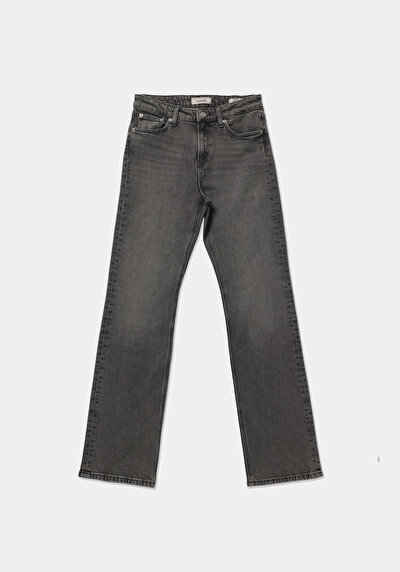 Afficher les détails de 792 Mila Pantalon    En Jean Regular Fit Femme
