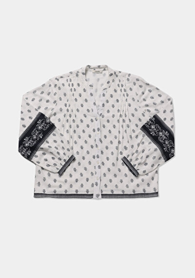 Image de Chemisier À Manches Longues Blanc Fashion Fit Femme