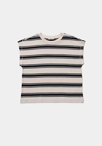 Image de Blouse À Manches Courtes Marine Regular Fit Manches Courtes Femme