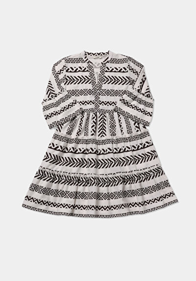Afficher les détails de Robe Ecru Regular Fit    Femme