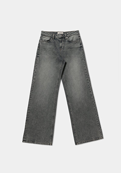 Afficher les détails de 970 Berry Pantalon    En Jean Regular Fit Femme