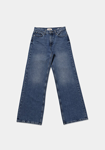 Afficher les détails de 970 Berry Pantalon    En Jean Regular Fit Femme