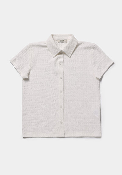 Image de Blanc Slim Fit  Droit Rachel Femme
