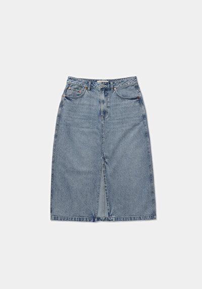 Afficher les détails de Jupe  Regular Fit Droit Jean Mdi Femme