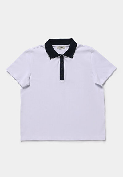 Image de Blanc Regular Fit  Droit Pique Femme