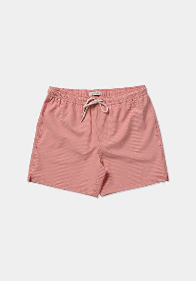 Image de Short De Bain Corail Slim Fit Doublé Homme