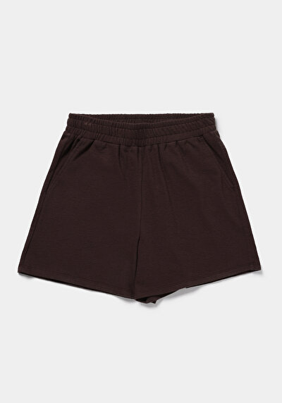 Image de Short Marron Regular Fit Femme