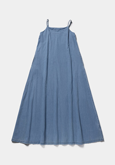 Image de Robe Regular Fit Maxi Jean Femme