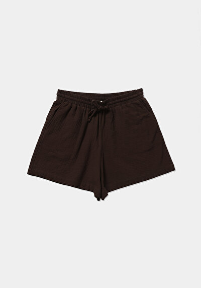 Image de Short Marron Regular Fit Femme