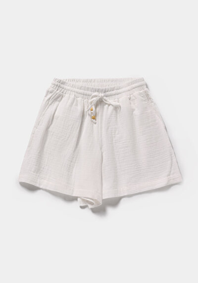 Image de Short Blanc Regular Fit Femme