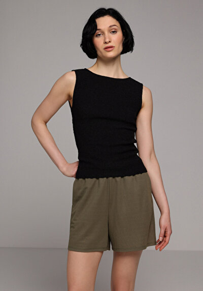 Image de Short Vert Regular Fit Femme