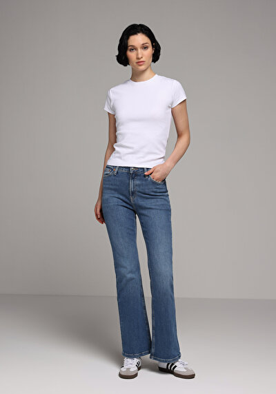 Image de 791 Monica Pantalon En Jean Regular Fit Femme