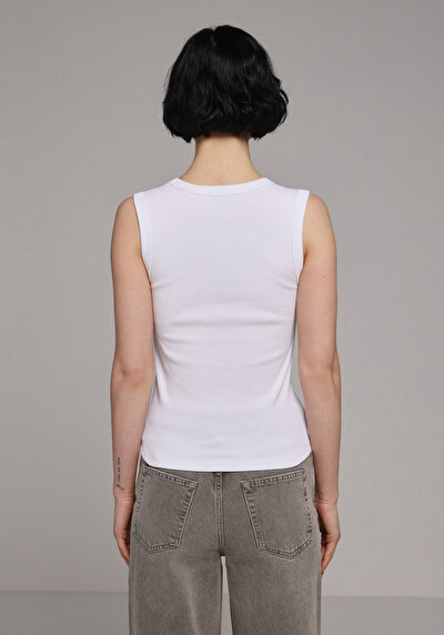 Image de Athlète Blanc Slim Fit Femme