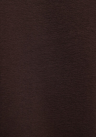 Afficher les détails de T-shirt À Manches Courtes Marron Regular Fit Droit Femme