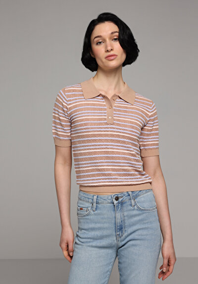 Image de Tricot Beige Slim Fit  Femme