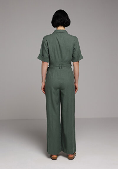 Image de Salopette Vert Regular Fit Femme