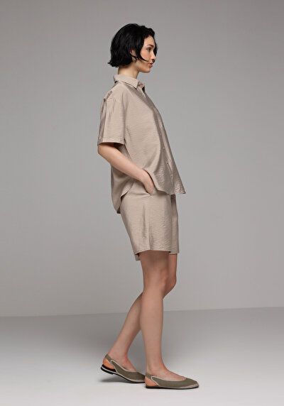 Image de Chemise À Manches Courtes Droit Fashion Fit Femme