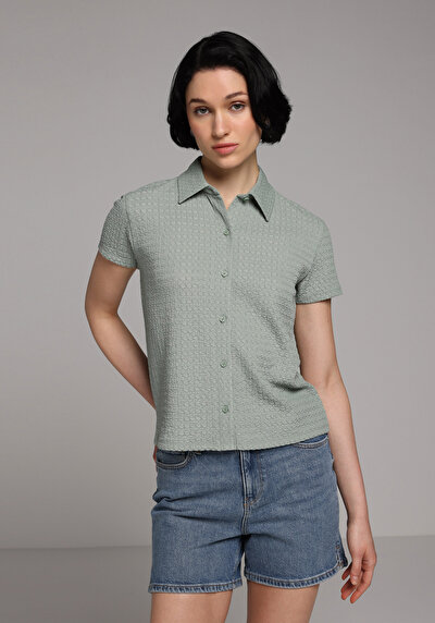 Afficher les détails de Vert Slim Fit  Droit Rachel Femme
