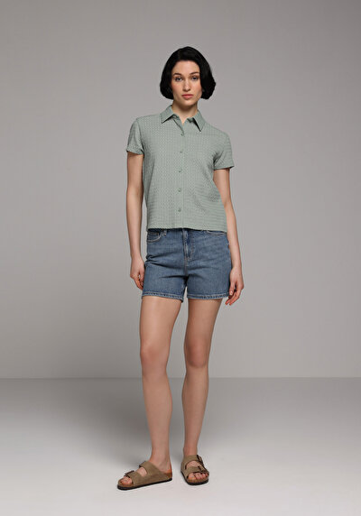 Image de Vert Slim Fit Droit Rachel Femme