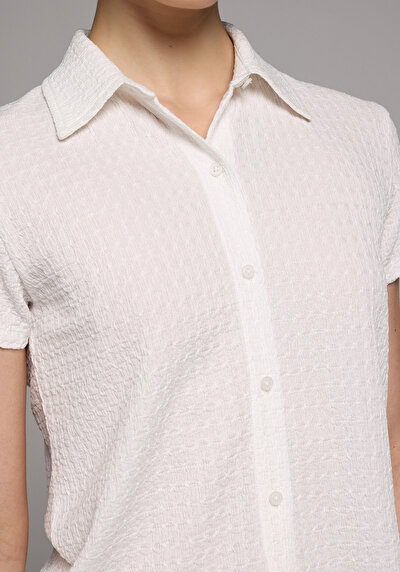 Image de Blanc Slim Fit Droit Rachel Femme