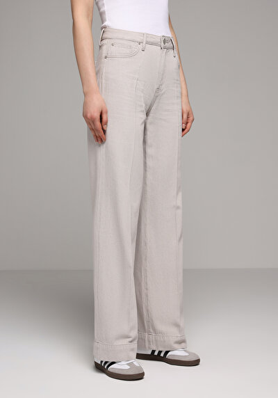 Image de 970 Berry Pantalon    En Jean Regular Fit Femme